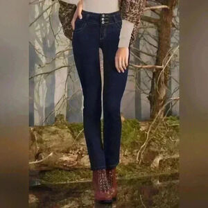NEW NWT Andrea Colombian Jeans Dark Wash, Size 7